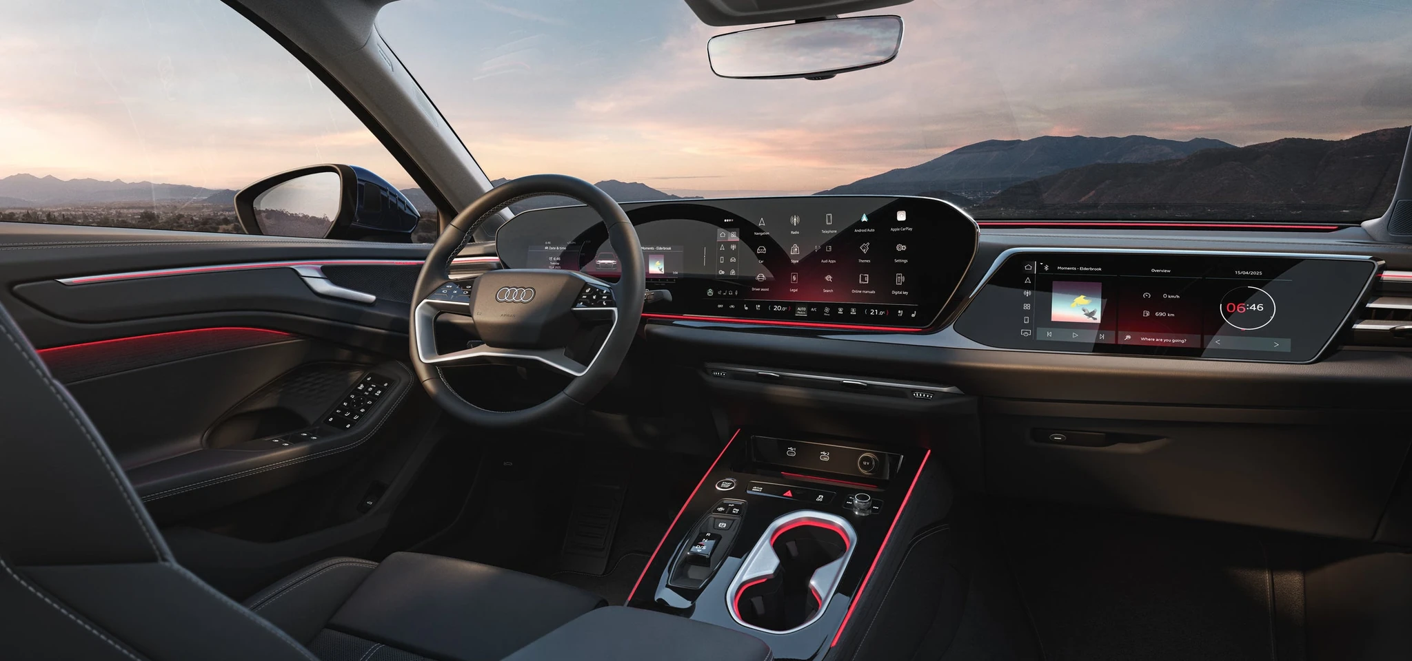 Audi A6 – Không gian mở rộng theo chiều ngang