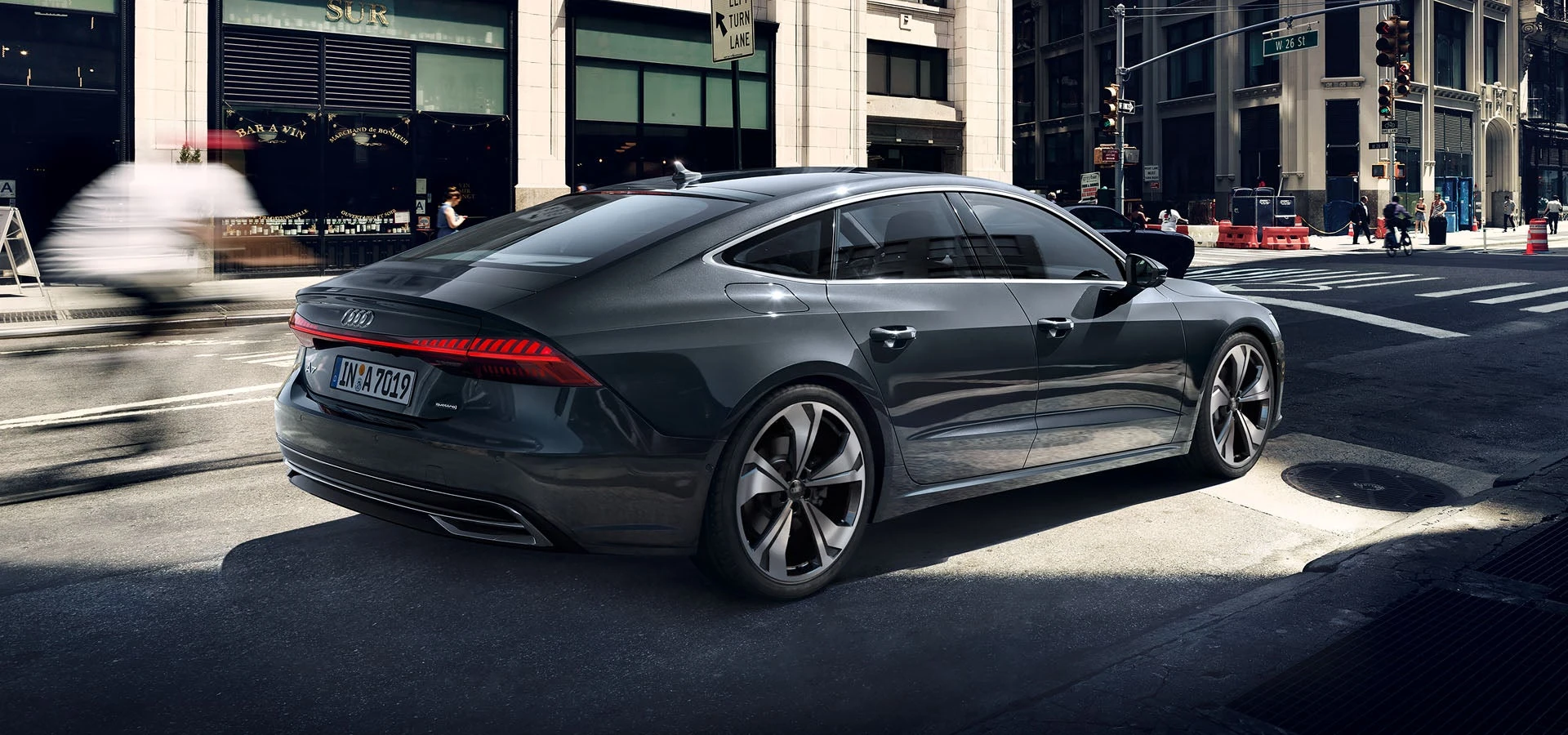 Audi A7 Sportback – Đèn hậu liền mạch