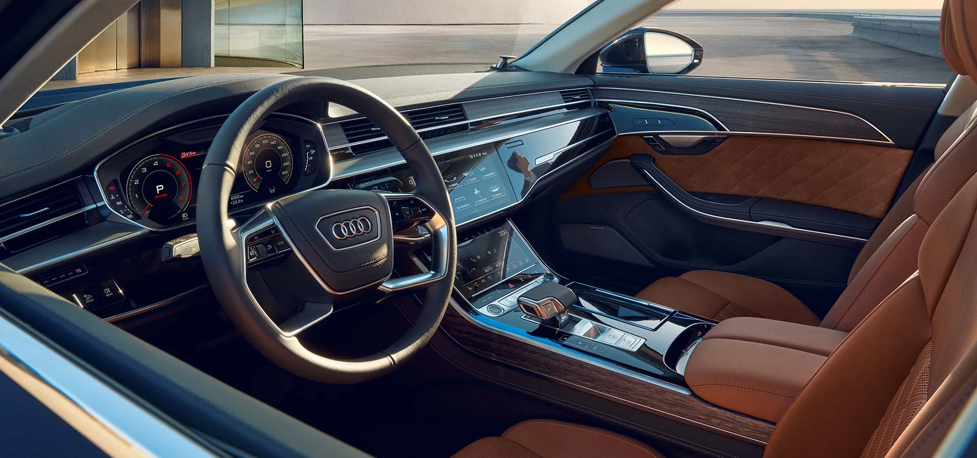Audi A8 L – Khoang lái trực quan