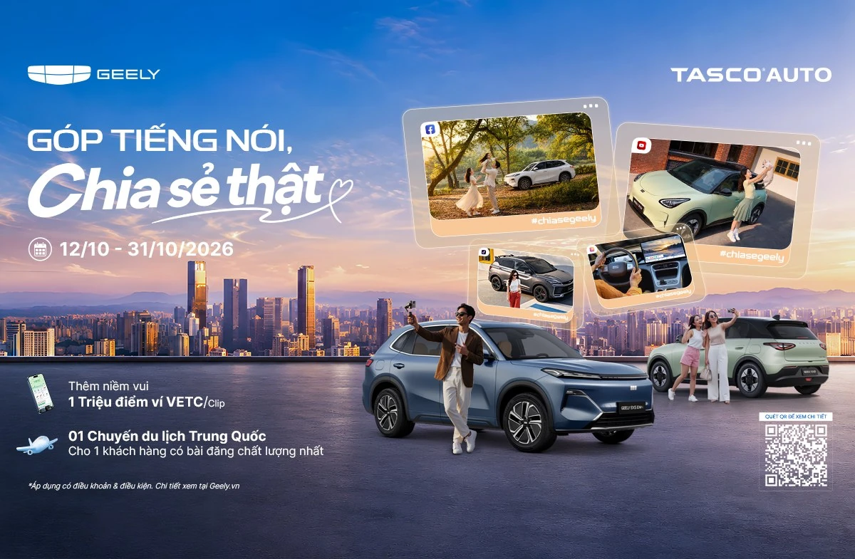 Geely Việt Nam phát động chương trình “Góp tiếng nói, chia sẻ thật” cho chủ xe Geely